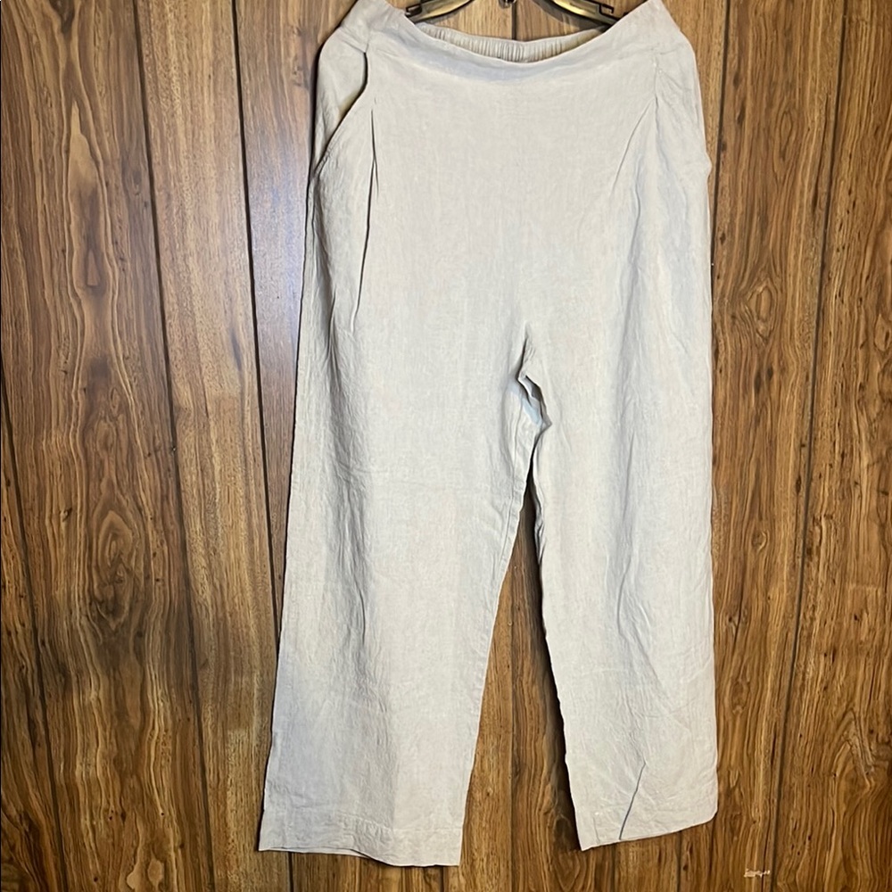 Madewell Light cream Linen Pants